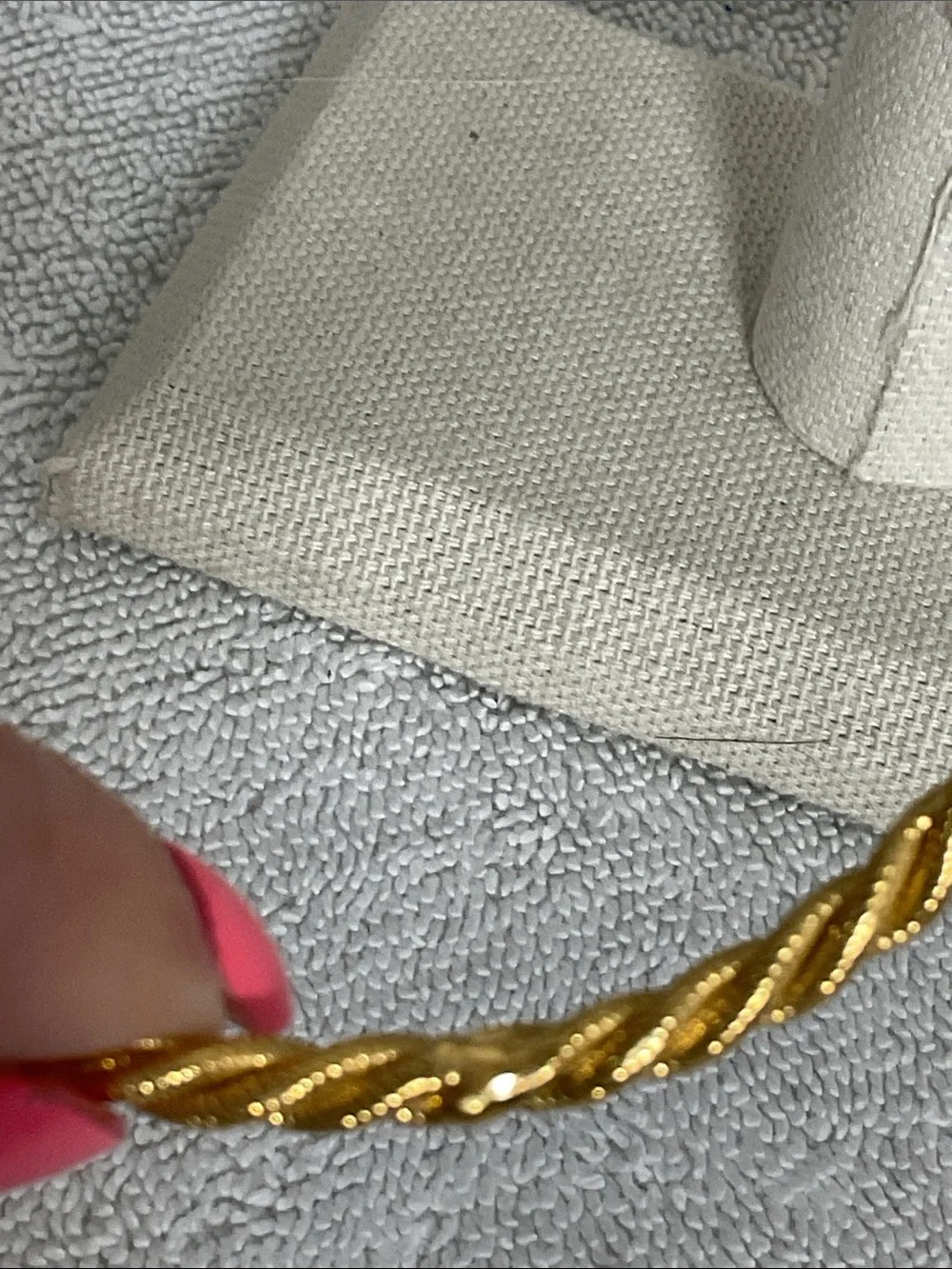 Gold-Tone Twisted Rope Bangle Bracelet OS
